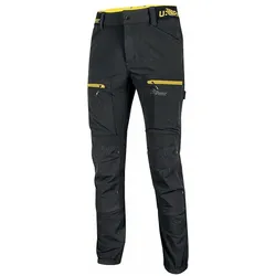 U-Power, Arbeitshose, WORKWEAR Harmony schwarz carbon 3XL (3XL)