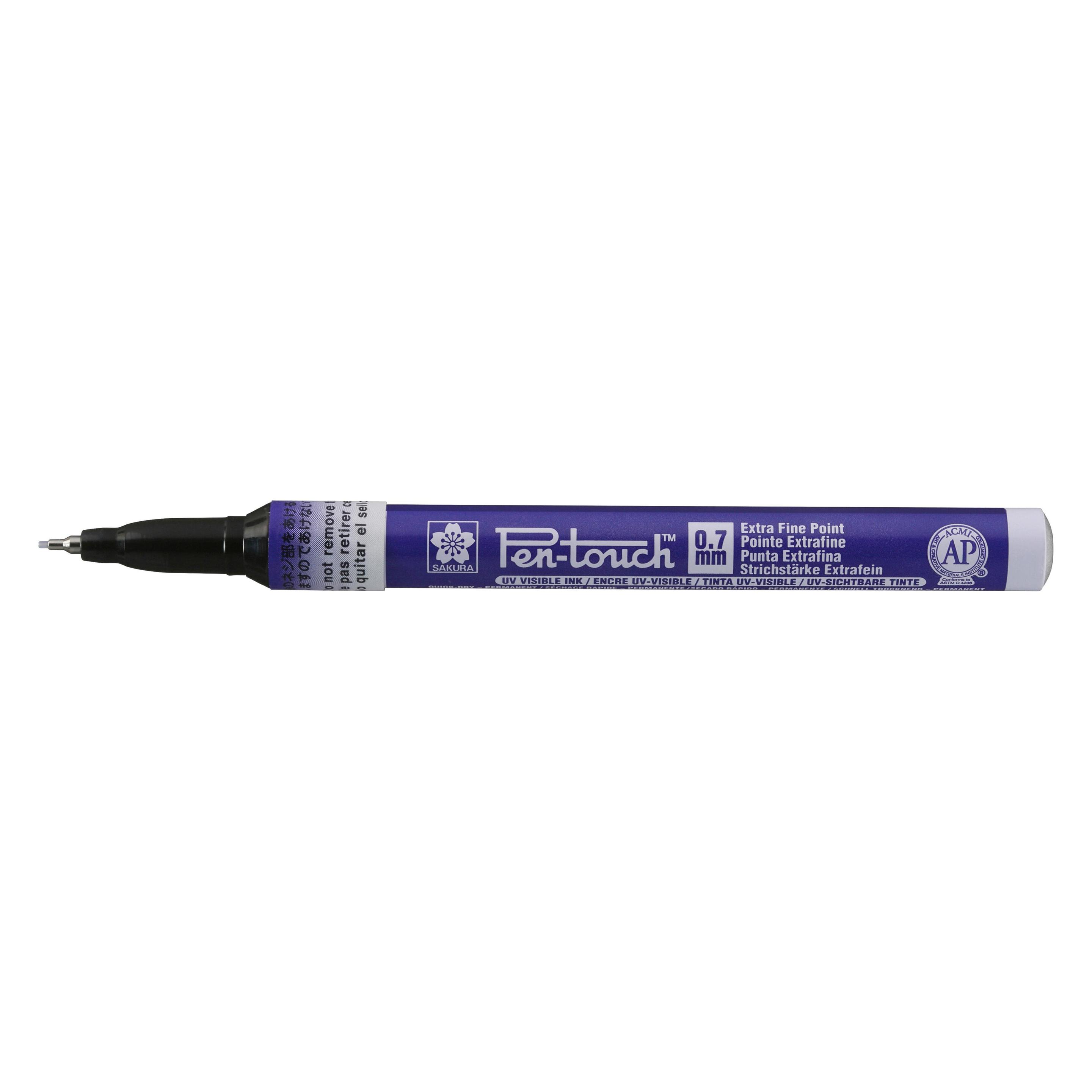Sakura Lackmarker Pen-Touch 0.7 mm, extrafein, UV Blau (1x) (XPSKAUV336)