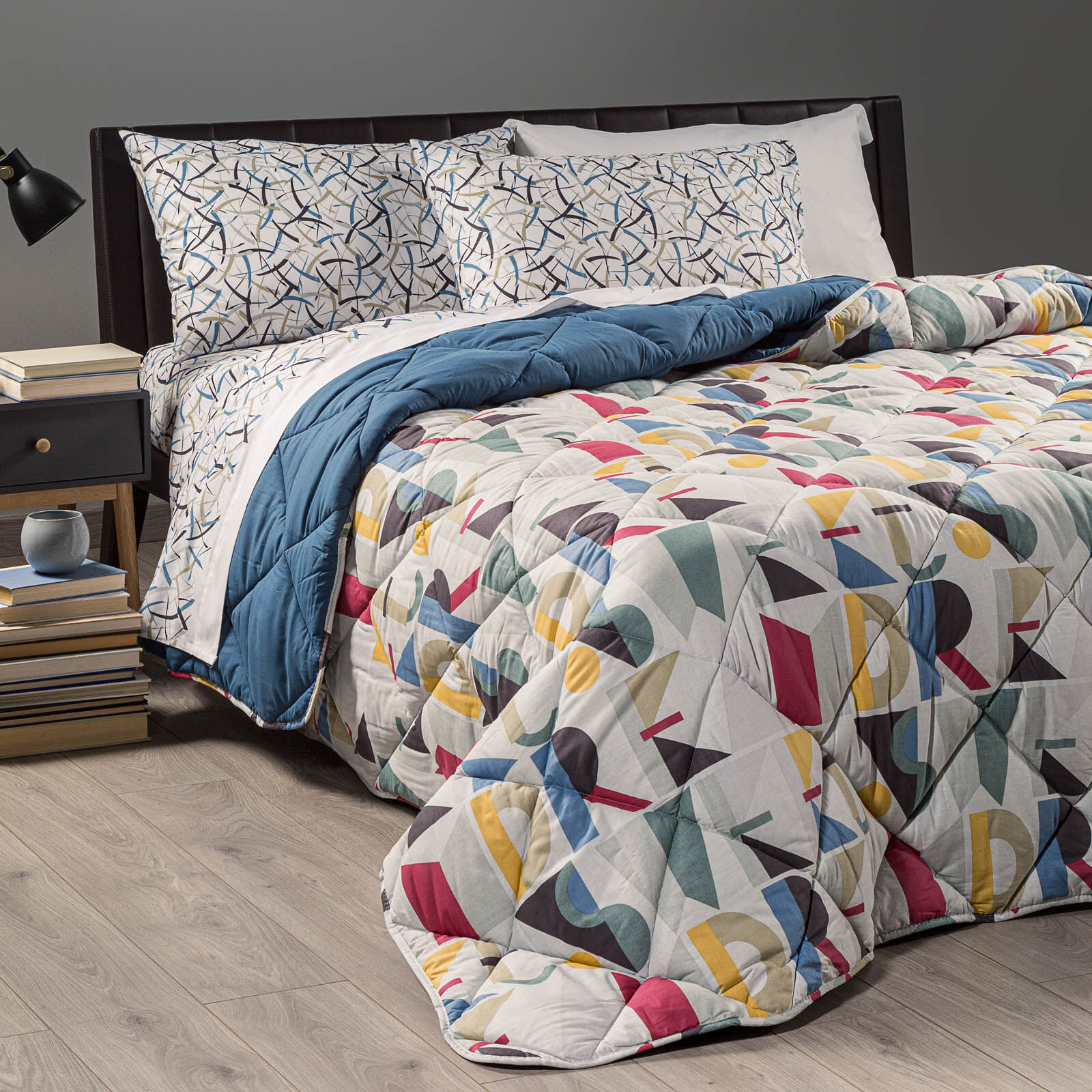 Trapunta in Cotone Dream Singolo New Generation Moderno Bluette Caleffi