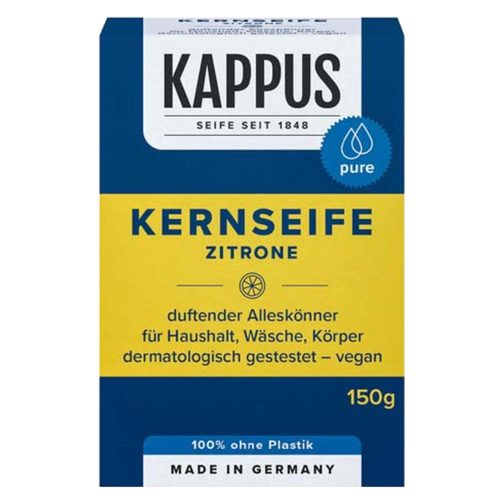 Kappus Zitronen Kernseife Clean Soap Lemon 150 g (Kernseife, 150 g) (14630)