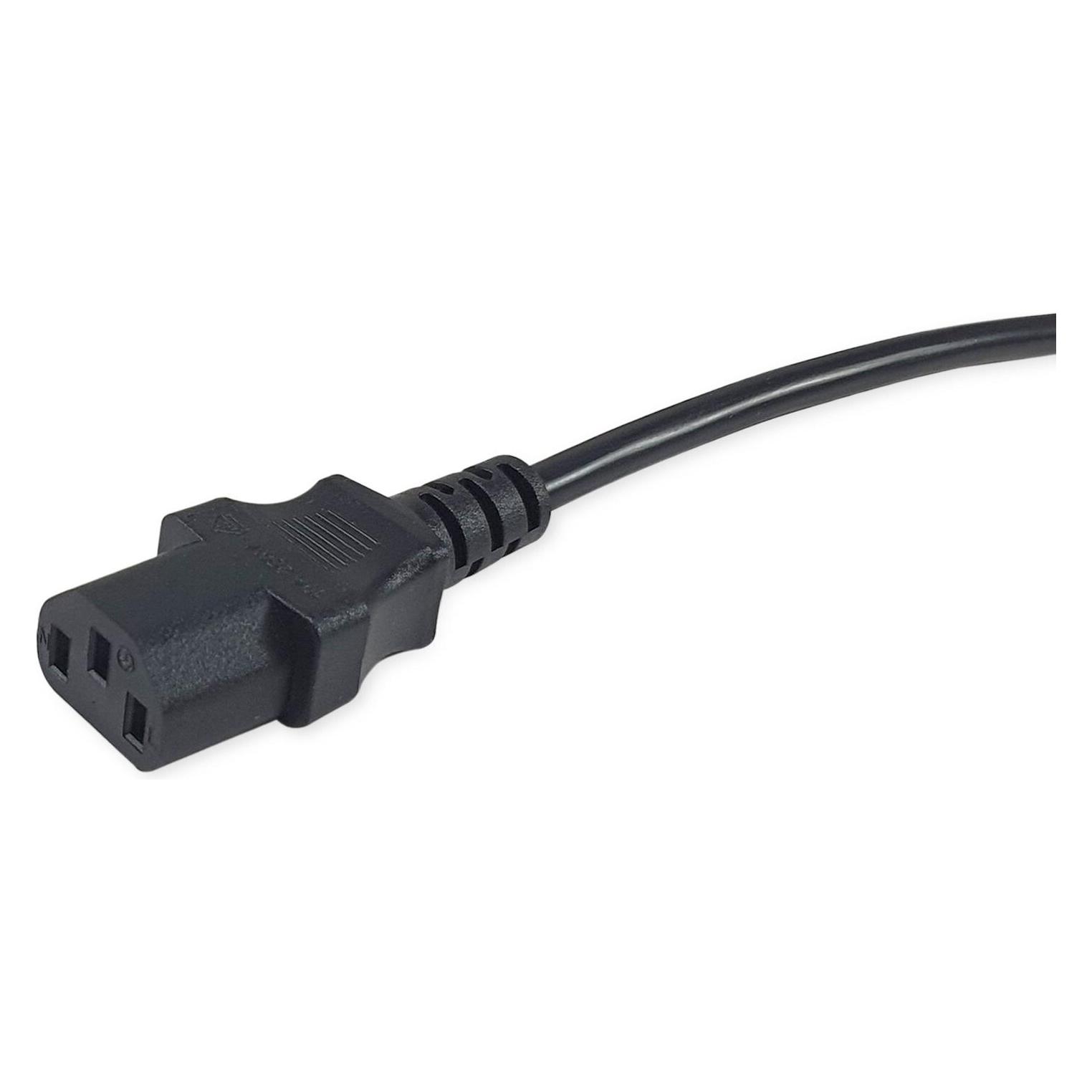 equip IEC-Stromkabel UK-BS1363 -> C13 7.5m St/Bu schwarz (7.50 m) (112303)