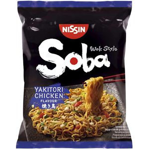 Nissin Fertiggericht Soba, Yakitori Chicken, je 110g, 9 Stück