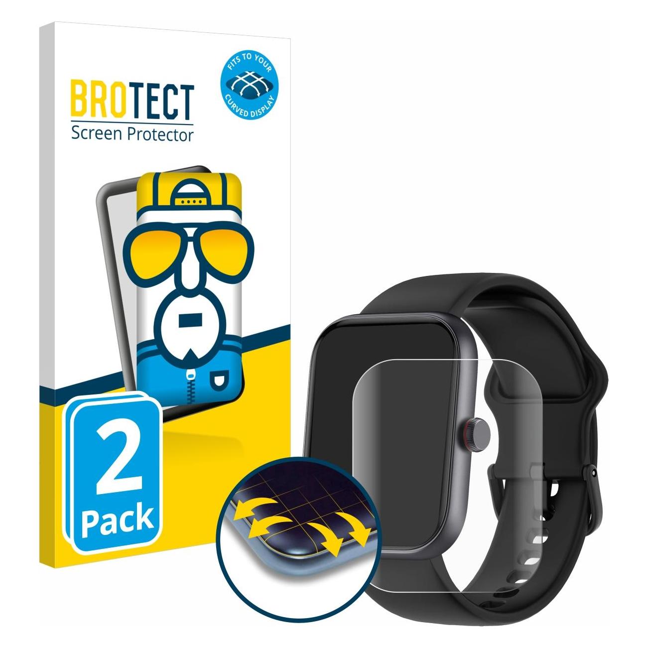Brotect Fullscreen Schutzfolie Displayschutz Folie Klar Transparent (5156516)