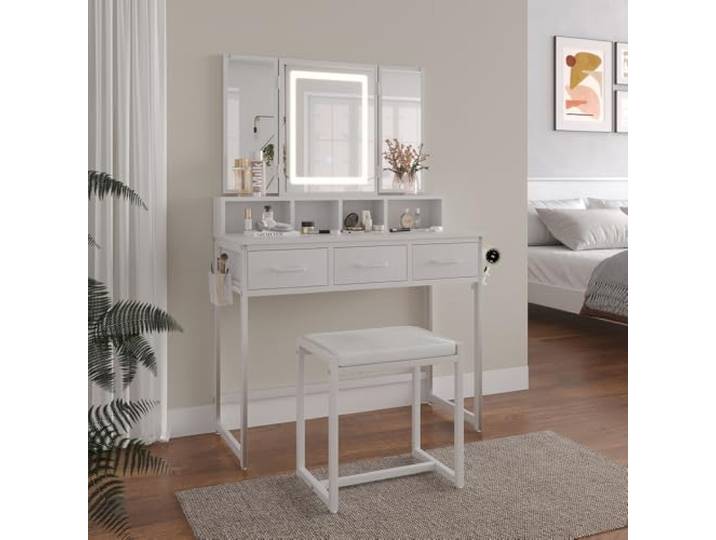 Vicco Kaptafel Mavida , Wit 90 cm