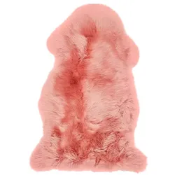 WARM & COMFY Schaffell 100 cm, rosa Wolle Rosa cm