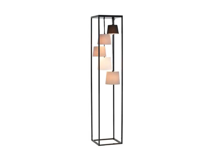 Design Stehlampe „Levels“ Leinen Multicolor Invicta Interiors