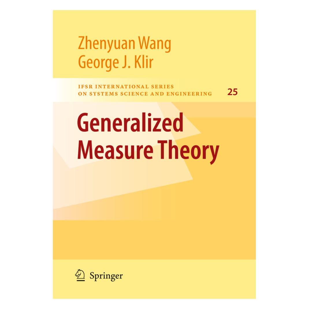 Springer Generalized Measure Theory (Englisch, Softcover, George J Klir, Zhenyuan Wang) (55385232)