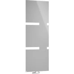 Kermi Design-Heizkörper „Tano®“ 60 × 180 cm, links in glanzsilber Metallic