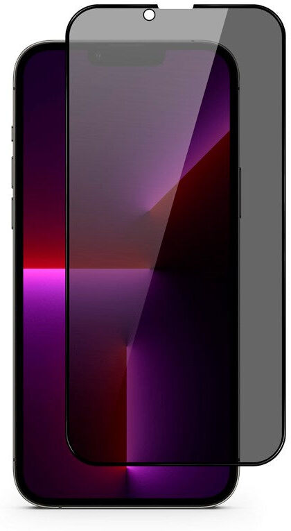 Epico - iPhone 13 Mini - Edge to Edge Privacy Skærmbeskyttelsesglas - Gennemsigtig