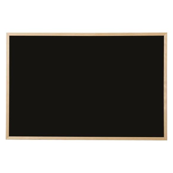 Bi-Office Kreidetafel, Naturholz, schwarz, 600 x 400 mm (40 x 40 cm) (PM0301010)