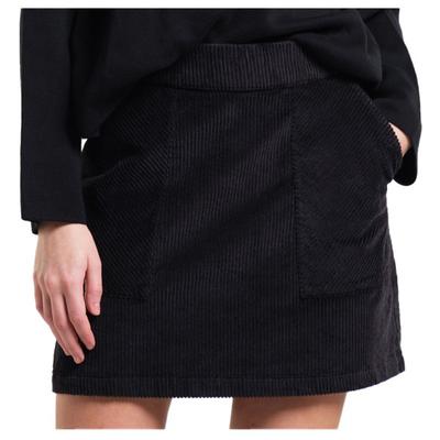 DEDICATED - Women's Skirt Majorna Corduroy - Rock Gr L schwarz