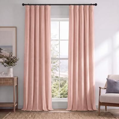 Exclusive Fabrics Signature Blackout Velvet Curtain (1 Panel)