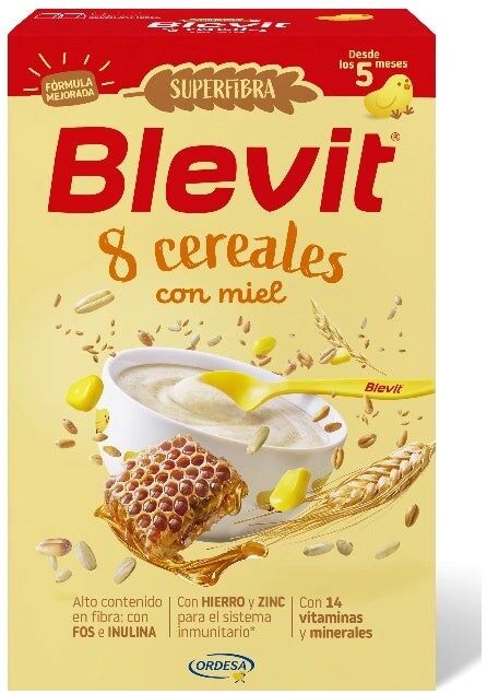 BLEVIT Superfibra 8 Cereales Miel