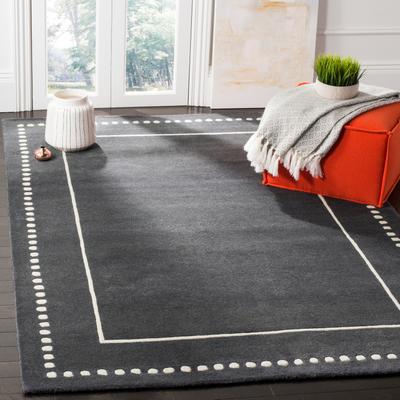 SAFAVIEH Handmade Bella Alverta Dotted Border Wool Rug