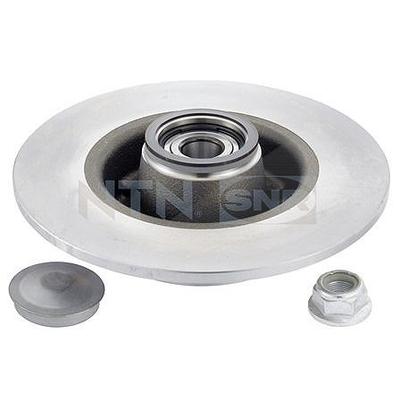 Snr 1x Bremsscheiben hinten+Radlager+ABS Ring [Hersteller-Nr. KF155.77U] für Renault, Dacia
