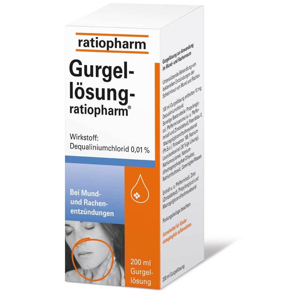 GURGELLÖSUNG-ratiopharm 200 ml Lösung