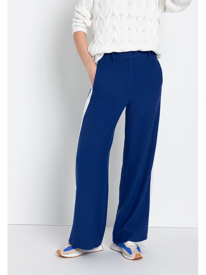 More & More Marlenehose in Blau - 34