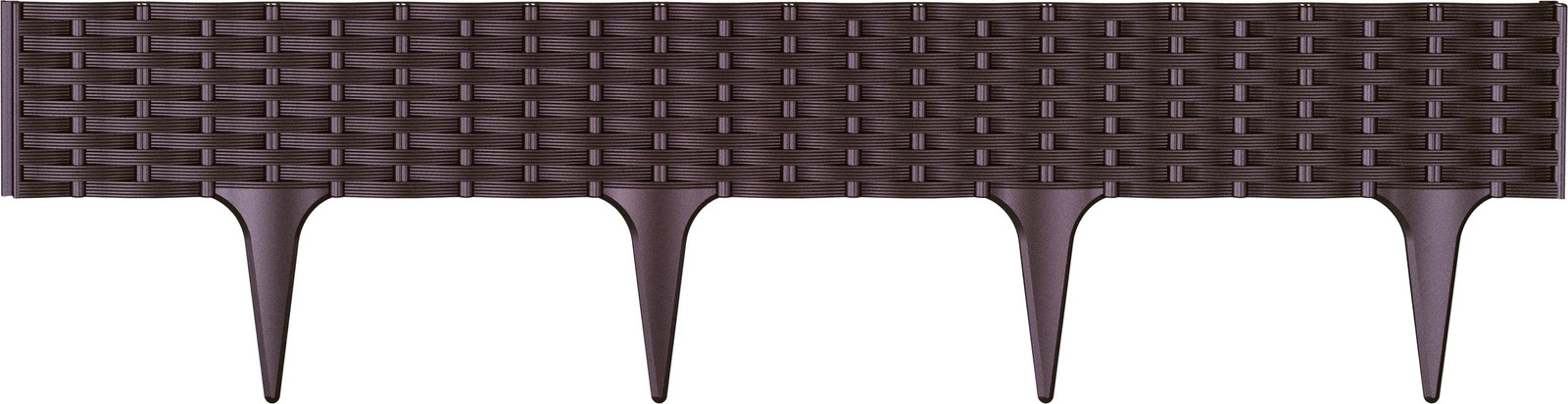 Prosperplast Garden Border Graskantafboording, Bruin, 390 cm