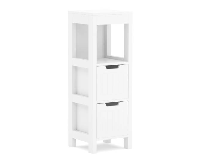 Badezimmerregal FORTUNA 30 x 30 x 89 cm weiss