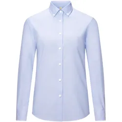 Damen Bluse OXFORD "138" - XXS - himmelblau
