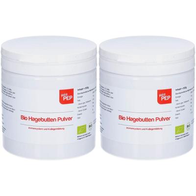 Quickpep Bio Hagebutte Plv.z.Her.e.Lsg.z.Einnehmen 2x 2x300 g Pulver zur Herstellung einer Lösung zum Einnehmen