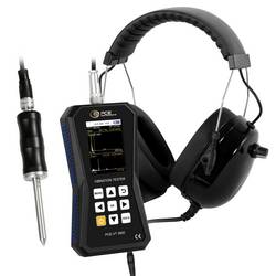 PCE Instruments Schwingungsmessgerät PCE-VT 3950S mit Kopfhörer Beschleunigung Geschwindigkeit Weg Datenlogger uvm.