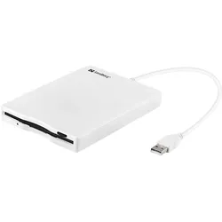 Sandberg USB Floppy Mini Reader (Floppy Disk Laufwerk), Optisches Laufwerk, Schwarz