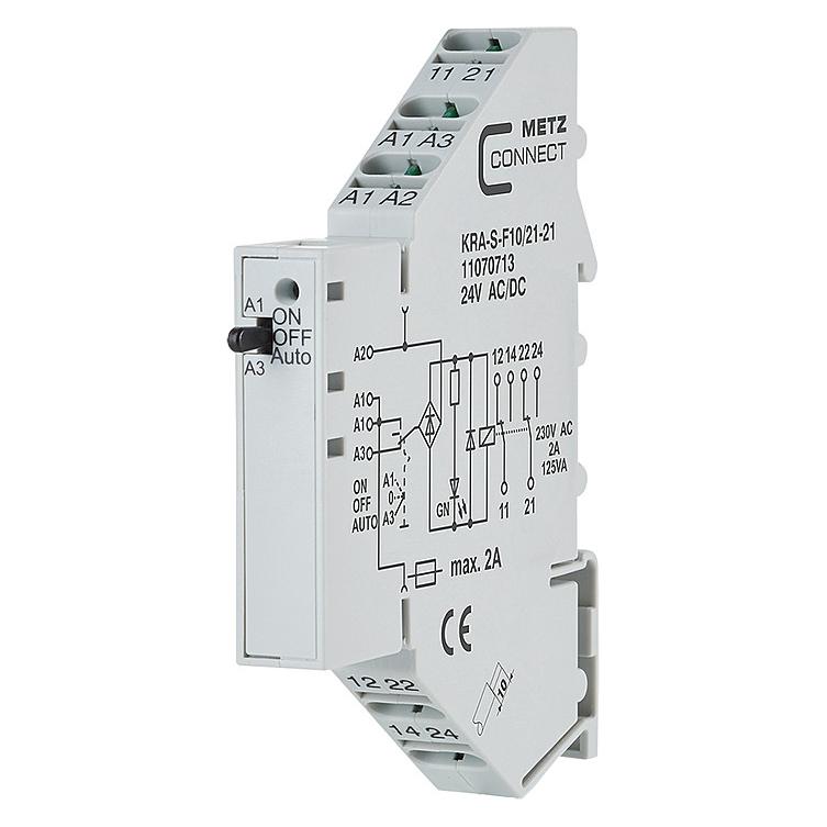 Metz Connect KRA-S-F10/21-21 Leistungsrelais Grau (11070713)