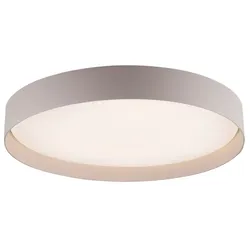 SCHÖNER WOHNEN-Kollektion LED-Deckenleuchte Tavoli Alu, Eisen, Stahl & Metall Beige Sand 49 cm