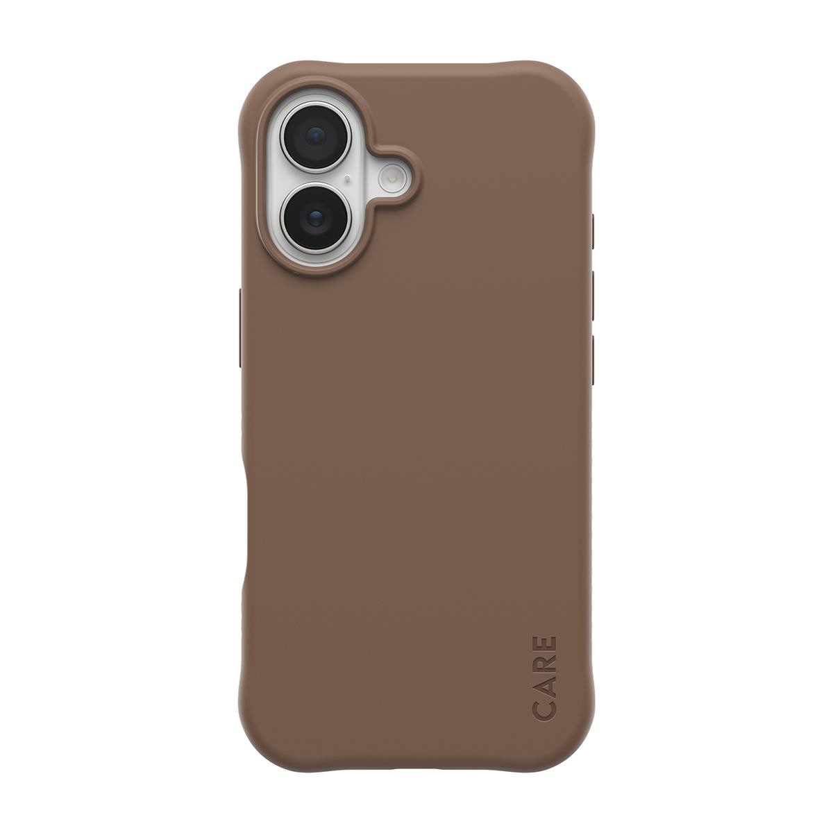 CARE by PanzerGlass Fashionable Case Samba Espresso Braun mit MagSafe für iPhone 17