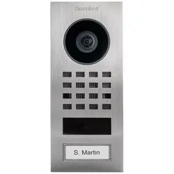 Doorbird, Klingel + Türsprechanlage, IP Türstation D1101V AP (Ethernet, WLAN)