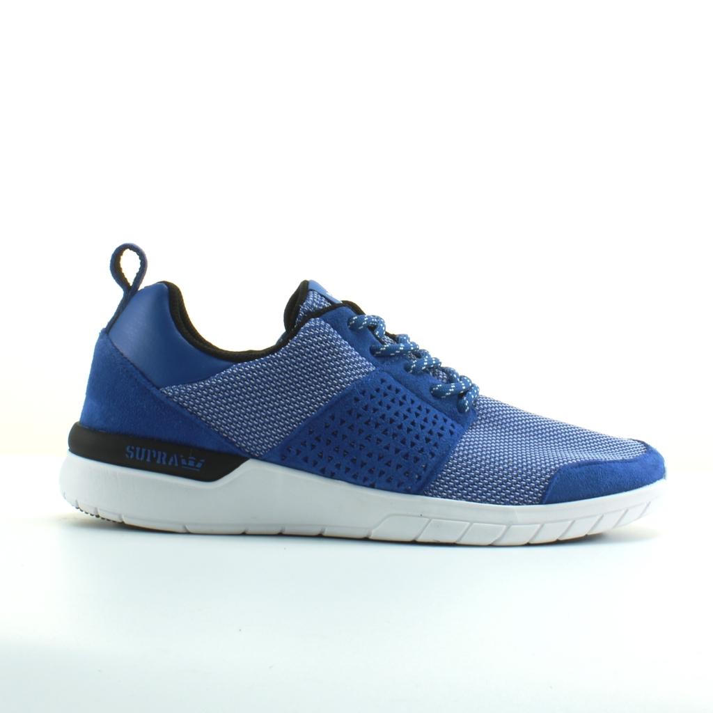 Supra Scissor Blauw Textiel Heren Lace Up Trainers 08027 442