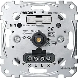 Merten, Lichtschalter + Storenschalter, Drehdimmer-Einsatz