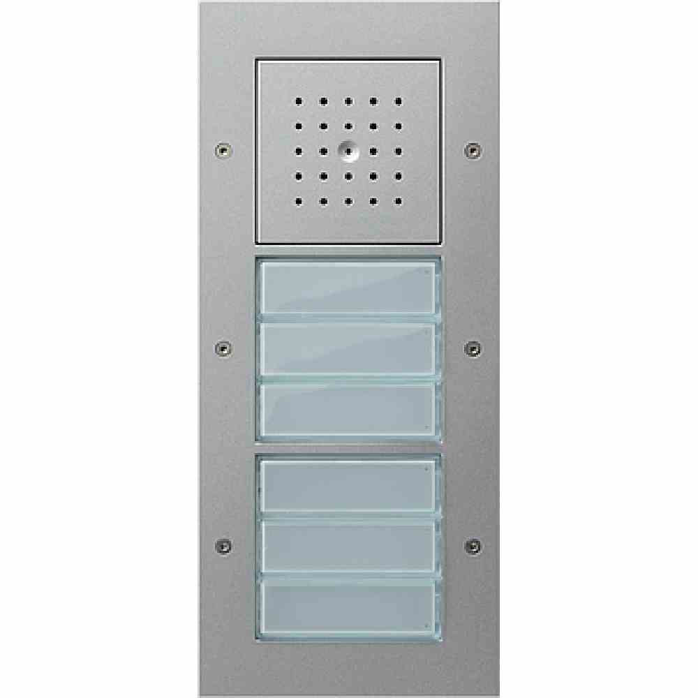 Gira deuropvolger AP 6f voor deurbelinstallatie, aluminium