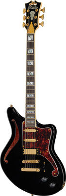 DAngelico Deluxe Bedford SH BK Schwarz