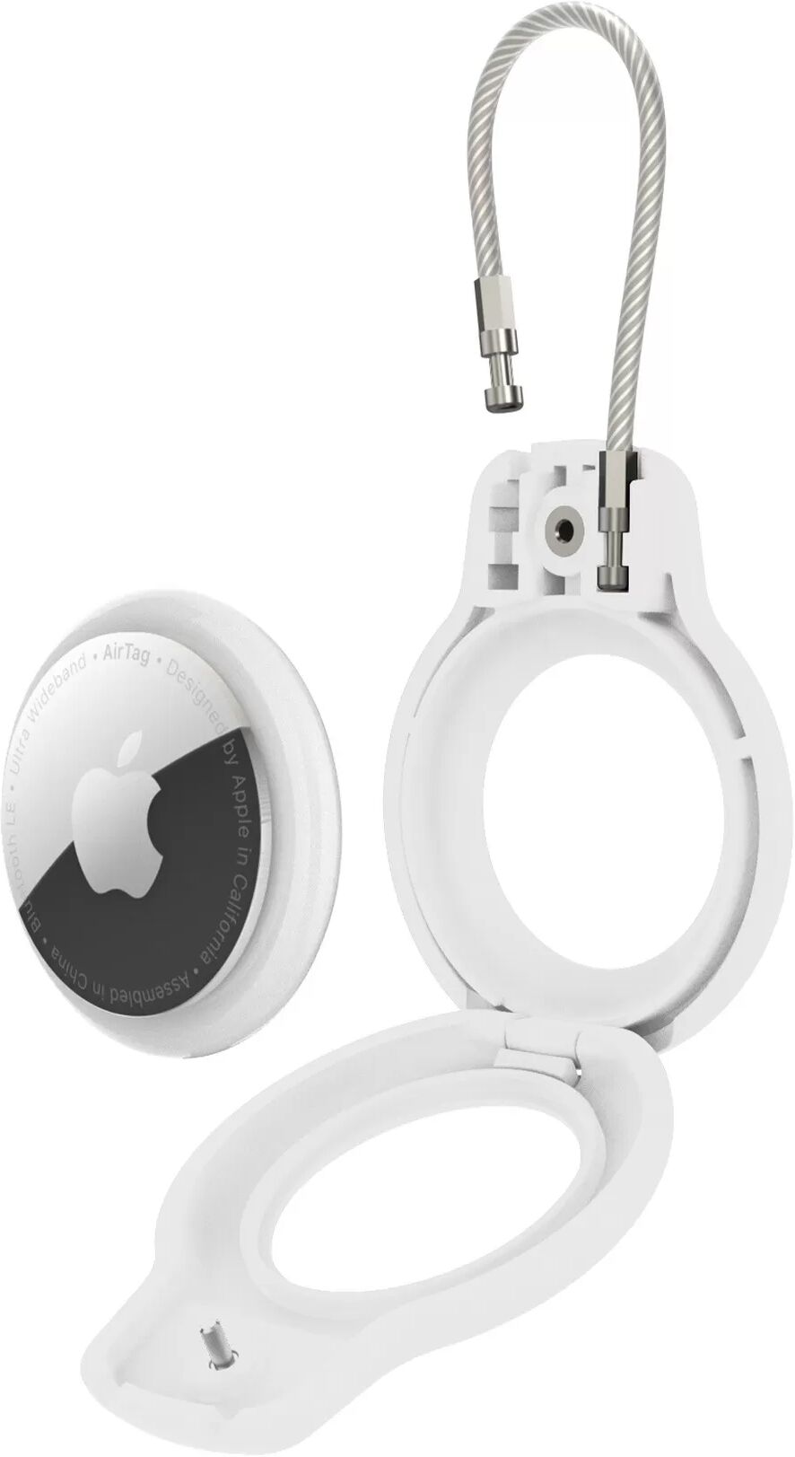 INF Étui de protection pour le support sécurisé Apple AirTag avec câble
