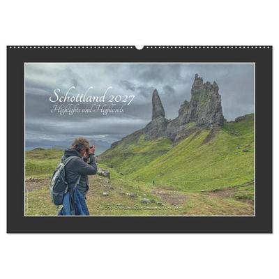 Schottland 2027 Highlights und Highlands (Wandkalender 2027 DIN A2 quer), CALVENDO Monatskalender