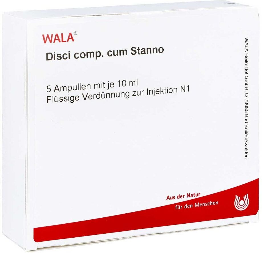 Wala Disci Comp. cum Stanno Ampullen