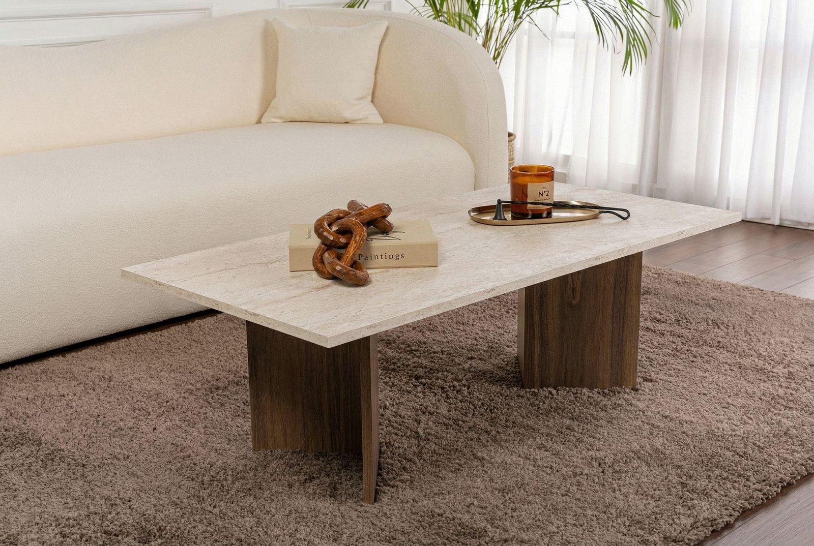 Skye Decor Salontafel 3-delig Sapphire Oak B: 119 cm