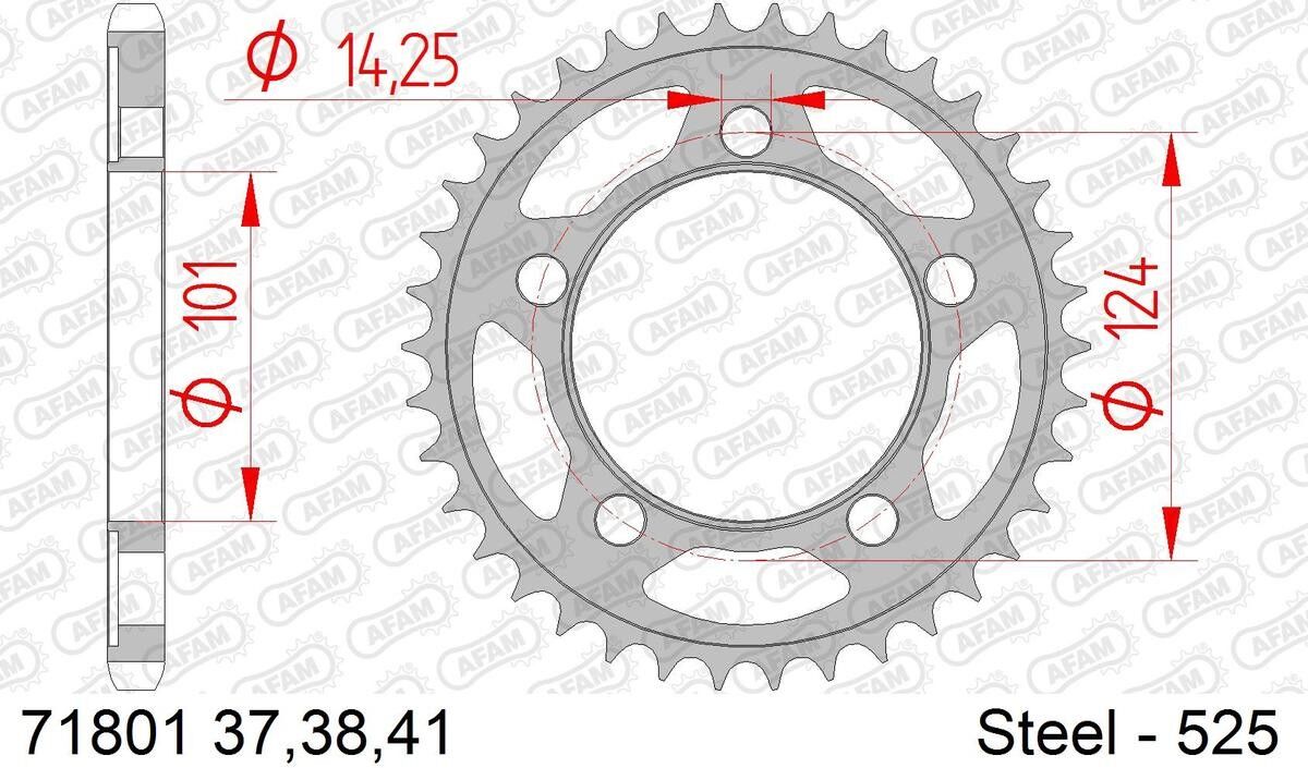 AFAM 71801-41 Chain Sprocket