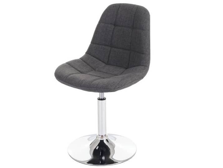 2x chaise de salle à manger Cascina fauteuil pitovante chrome ~ tissu gris clair