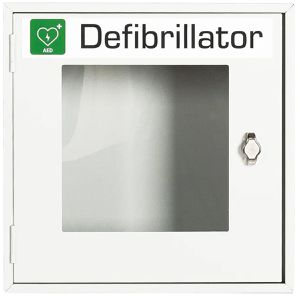 Lüllmann Defibrillator-Schrank 620257 weiß, indoor, für alle AED-Modelle
