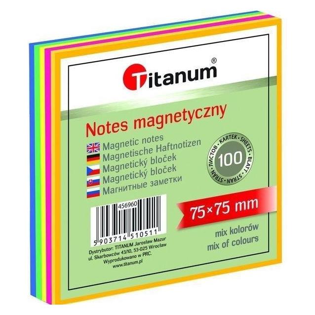 Ziemia Obiecana Elektrostatisches Notizbuch 75x75mm 100K Farbmischung (75 x 75 mm) (48985227)