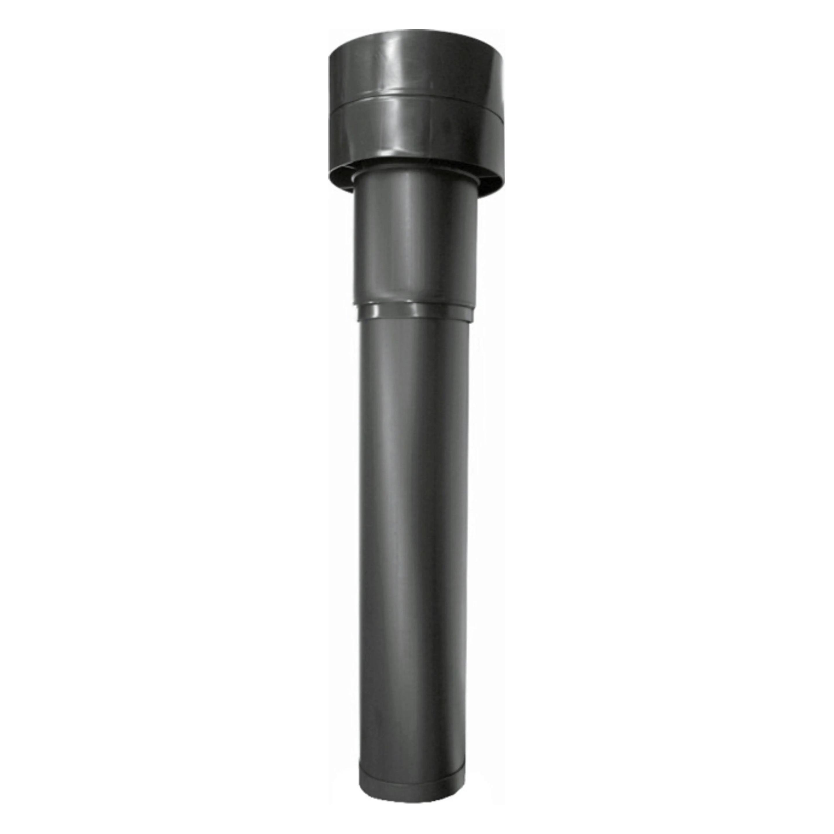KG Wolf Dachdurchführung DN125 isoliert, L:1159mm, schwarz, für CWL (2575801)