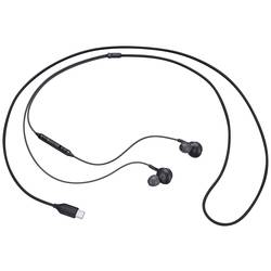 Samsung EO-IC100BBEGEU In Ear Kopfhörer kabelgebunden Stereo Schwarz High-Resolution Audio Lautstärkeregelung, Mikrofon-Stummschaltung Handy