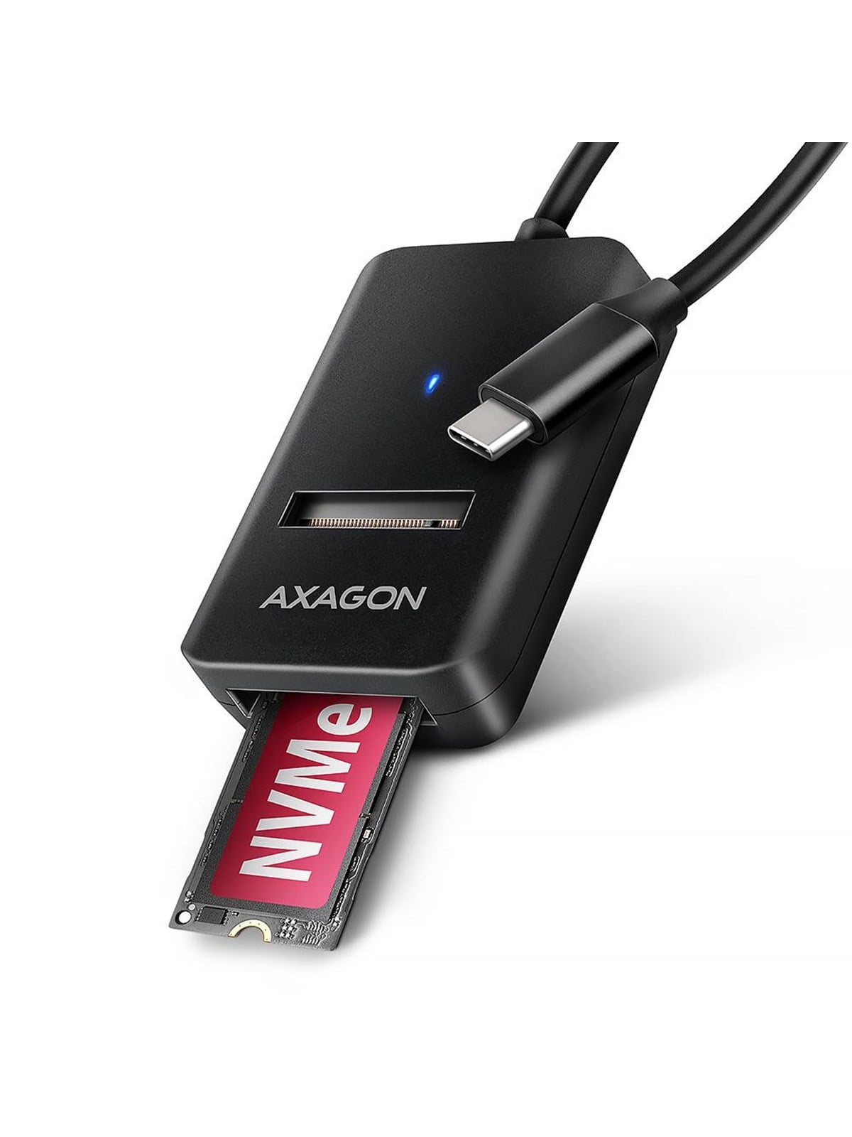 AXAGON USB-C 10 Gbps M.2 Adapter für NVMe & SATA SSD