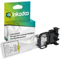 Inkadoo, Druckerpatrone, Druckerpatronen kompatibel zu Epson C13T01C400 Tintenpatrone, gelb Gelb (Y)