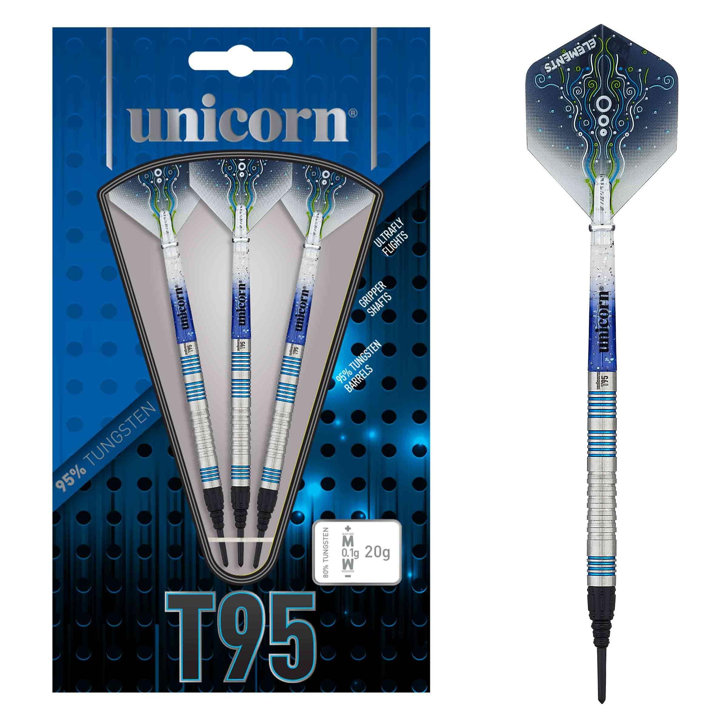 Unicorn Core XL T95 Soft Darts (20 g) (17321323)