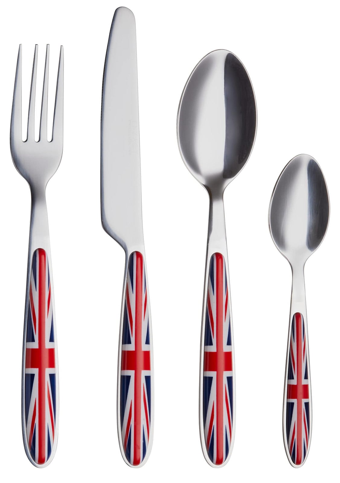 Exzact 24-delige Union Jack bestekset van roestvrij staal voor 6 personen