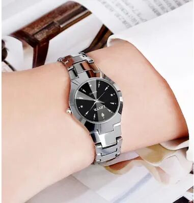 Fusion Finds Quartz Watch Set With Date Display Business Wrist Watch For Men & Women female